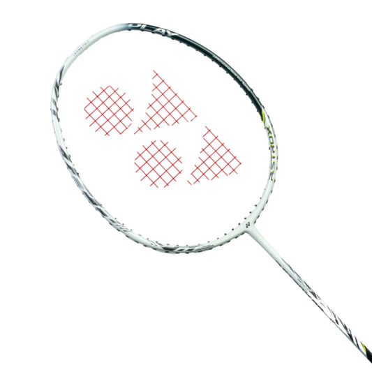 Badminton racket with Yonex logo on a white background