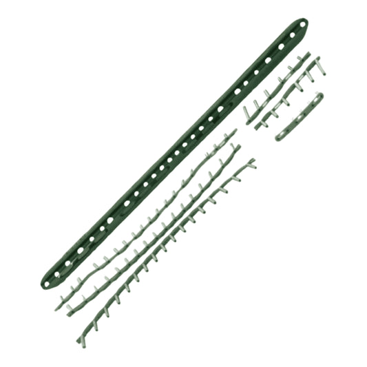 Green Yonex grommets on a white background