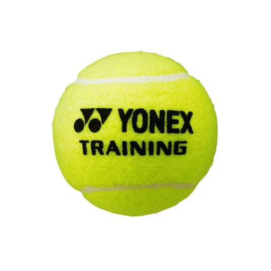 Yonex training tennis ball on a white background