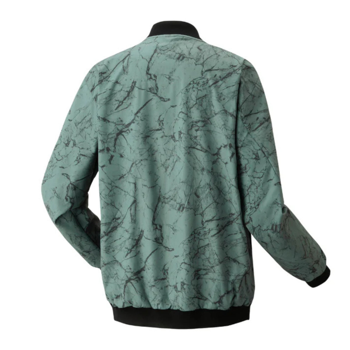 Green camouflage jacket on a white background