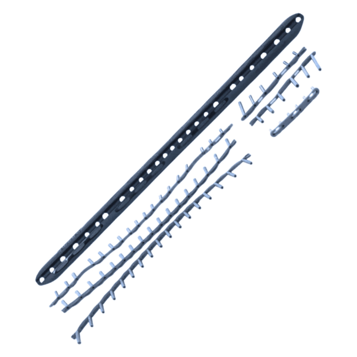 Set of Yonex grommets on a white background