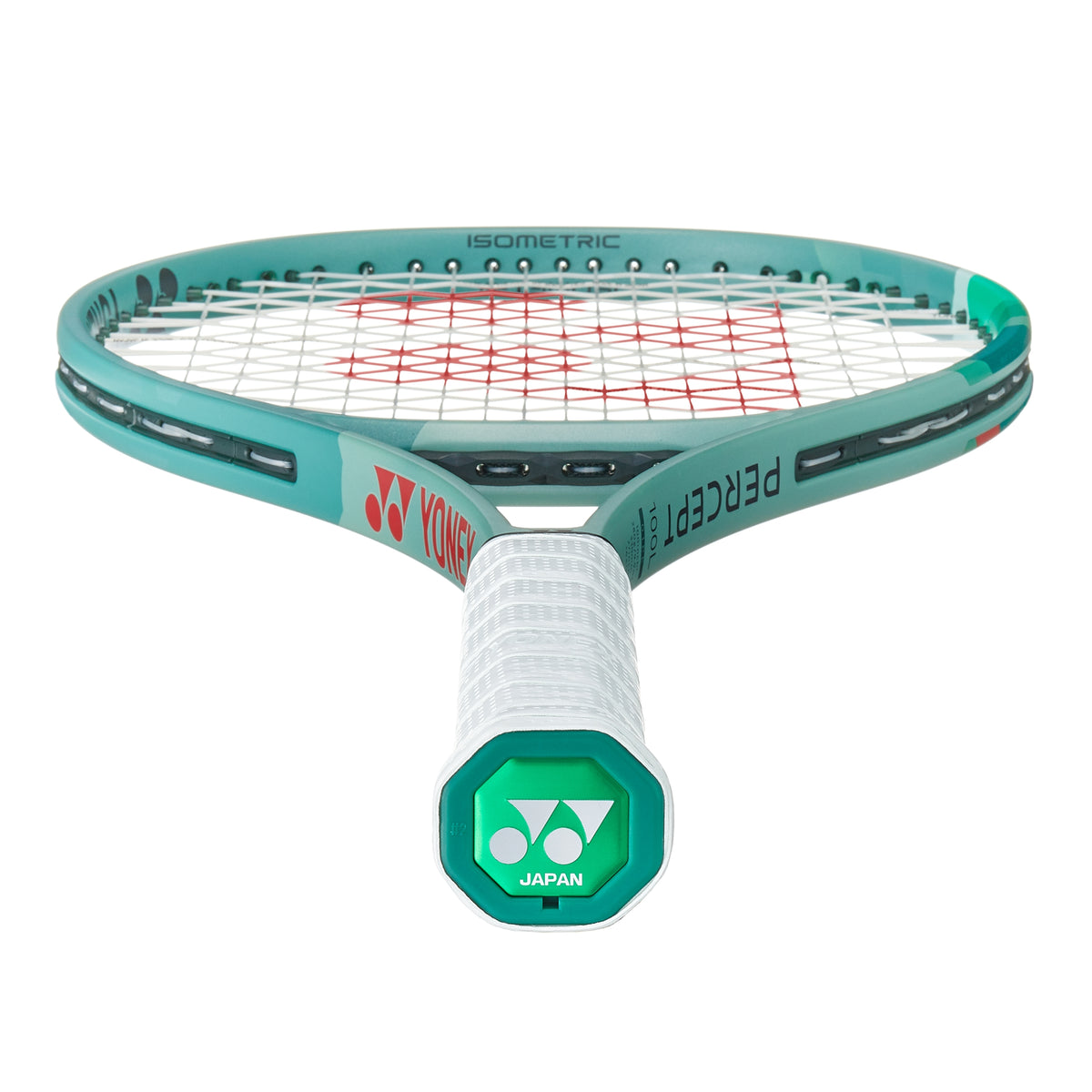 Tennis racket with Yonex branding on a white background