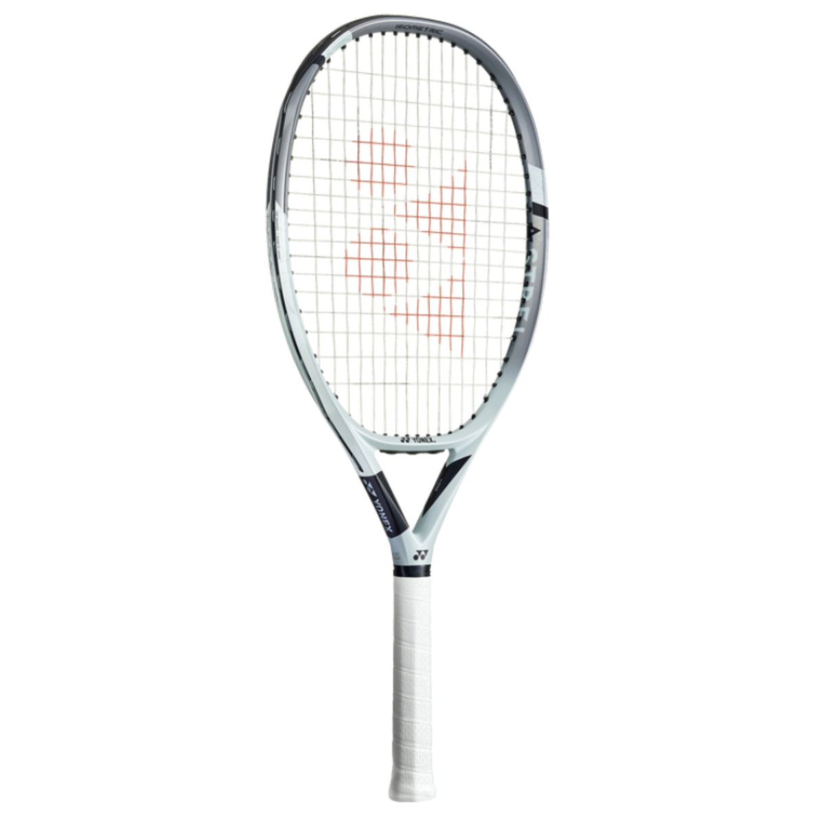 Yonex tennis racket with Yonex logo on a white background