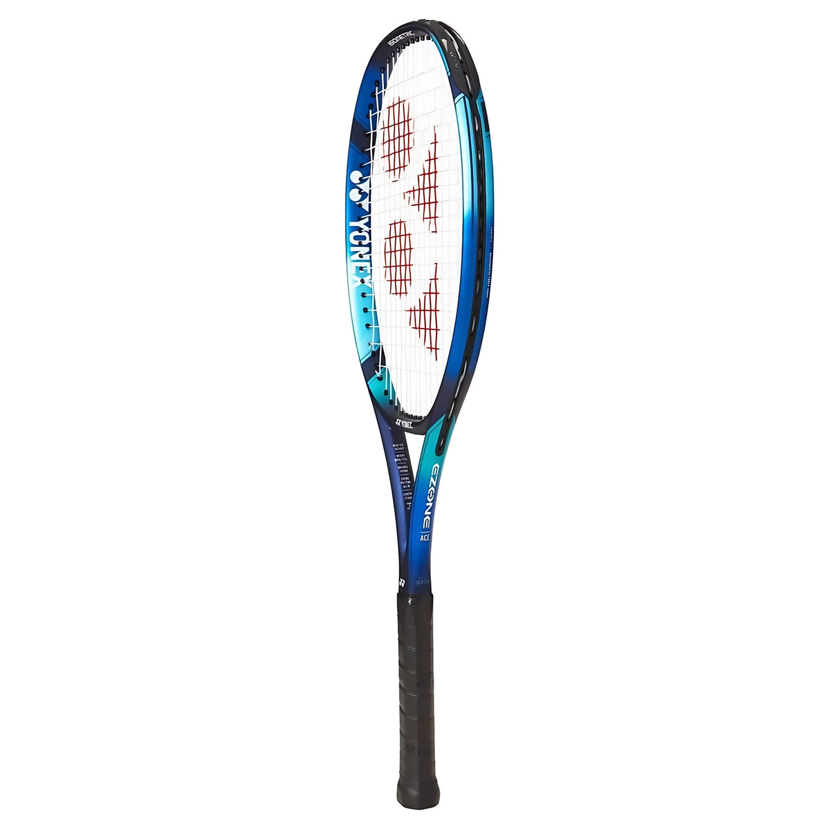 Tennis racket with Yonex logo on a white background