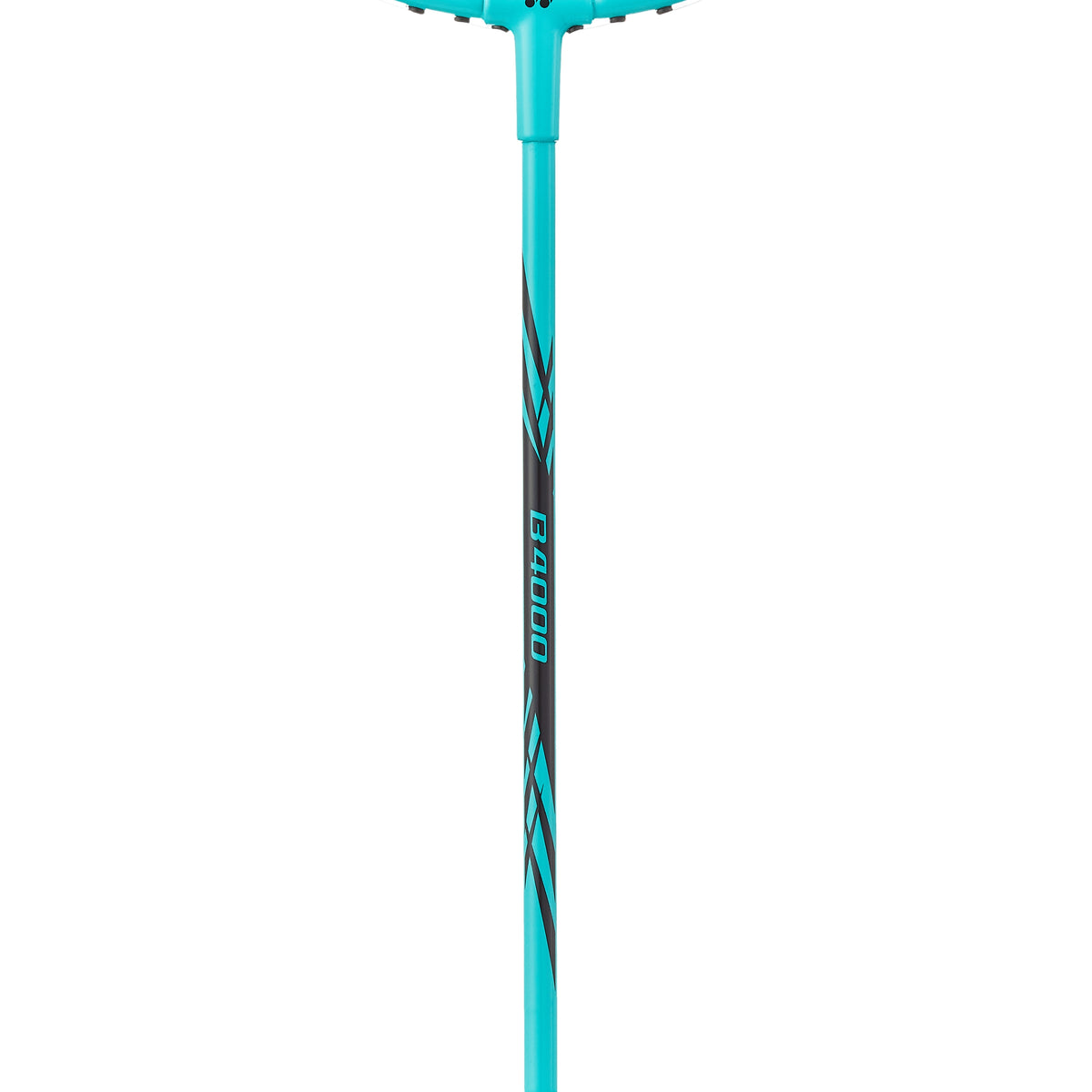Mint badminton racket handle with G4000 branding on a white background