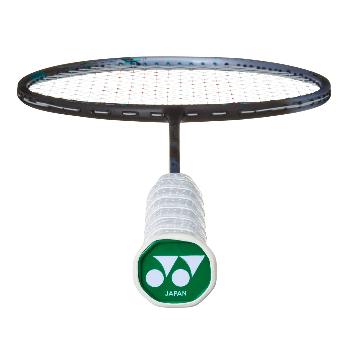Badminton racket with a Yonex logo on a white background