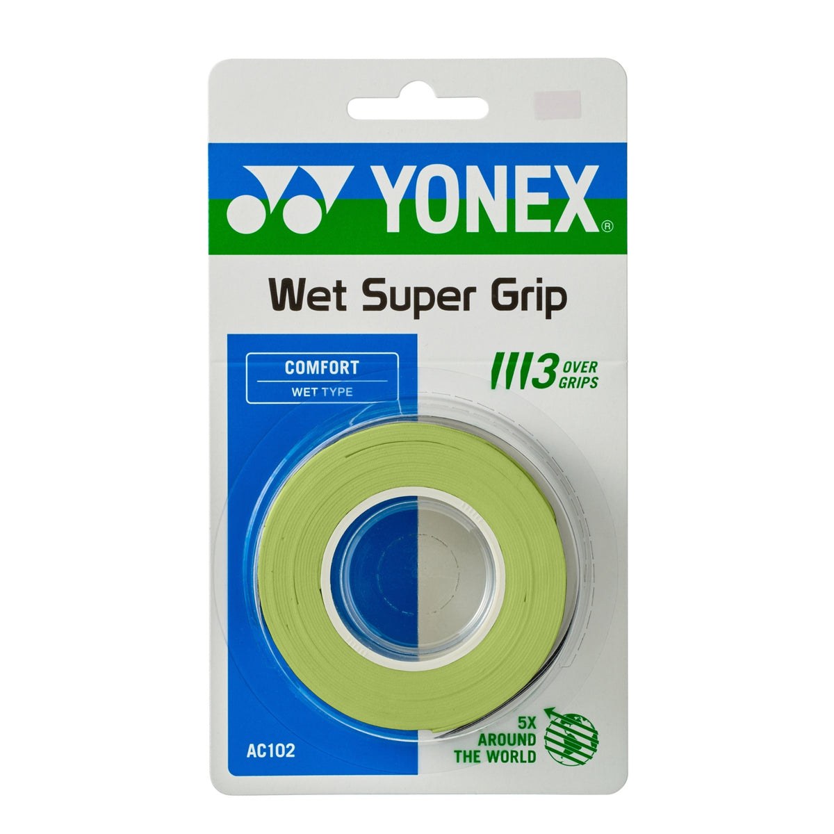 Yonex Wet Super Grip packaging on a white background