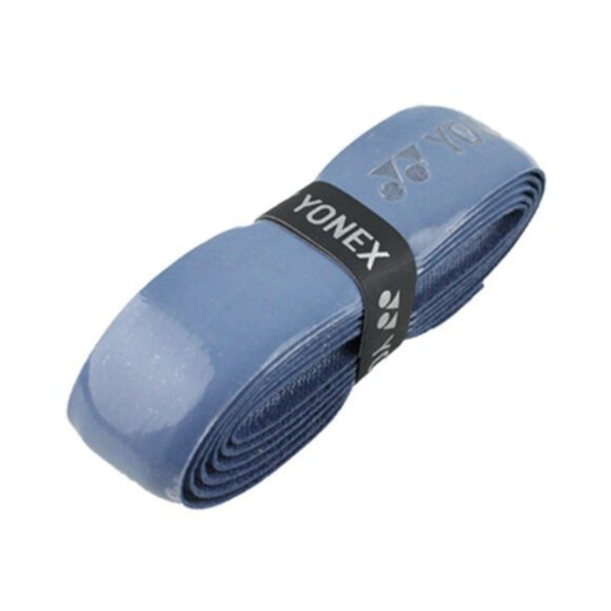 Blue Yonex grip on a white background