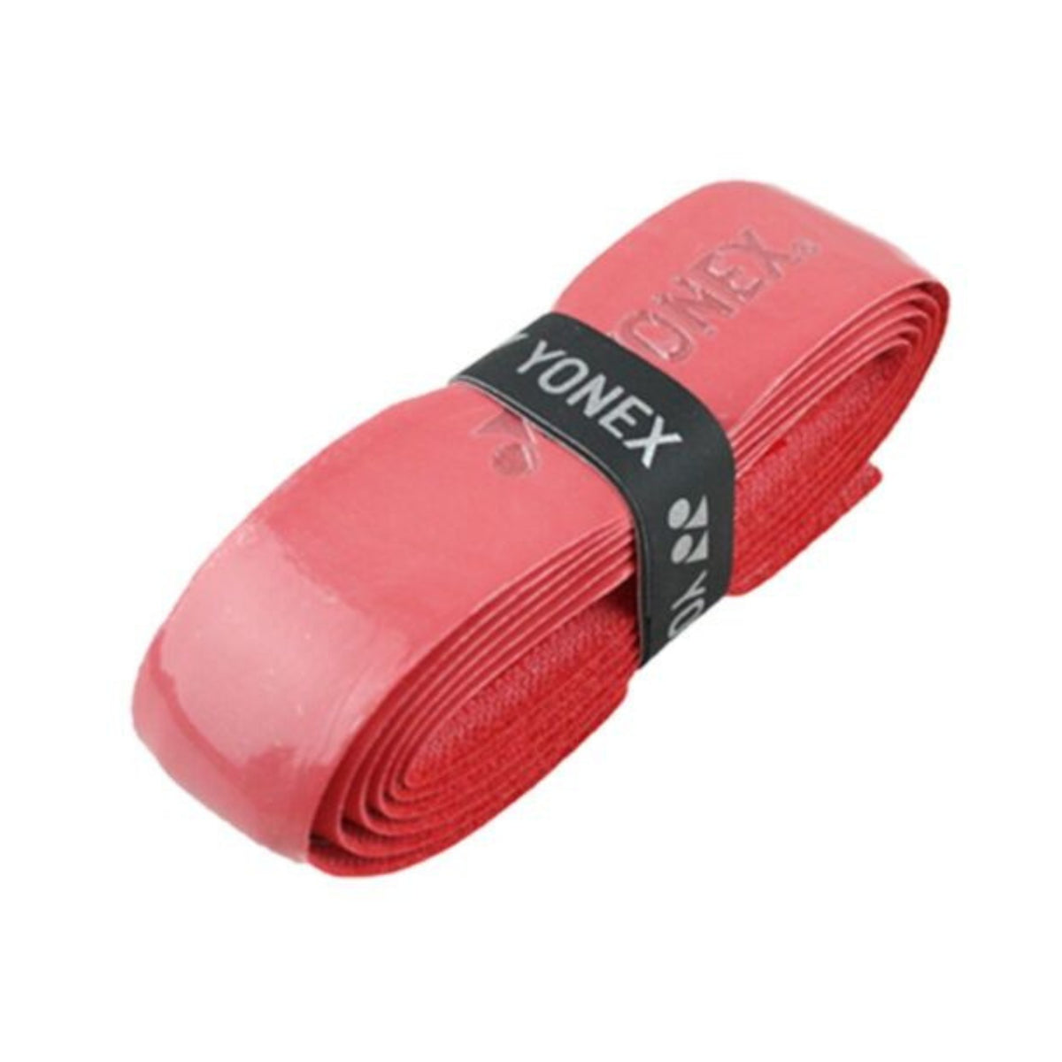 Red Yonex grip on a white background