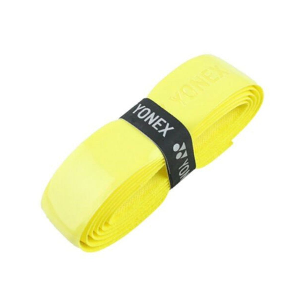 Yellow Yonex grip on a white background