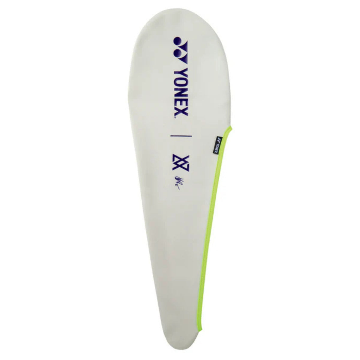 Yonex badminton racket on a white background