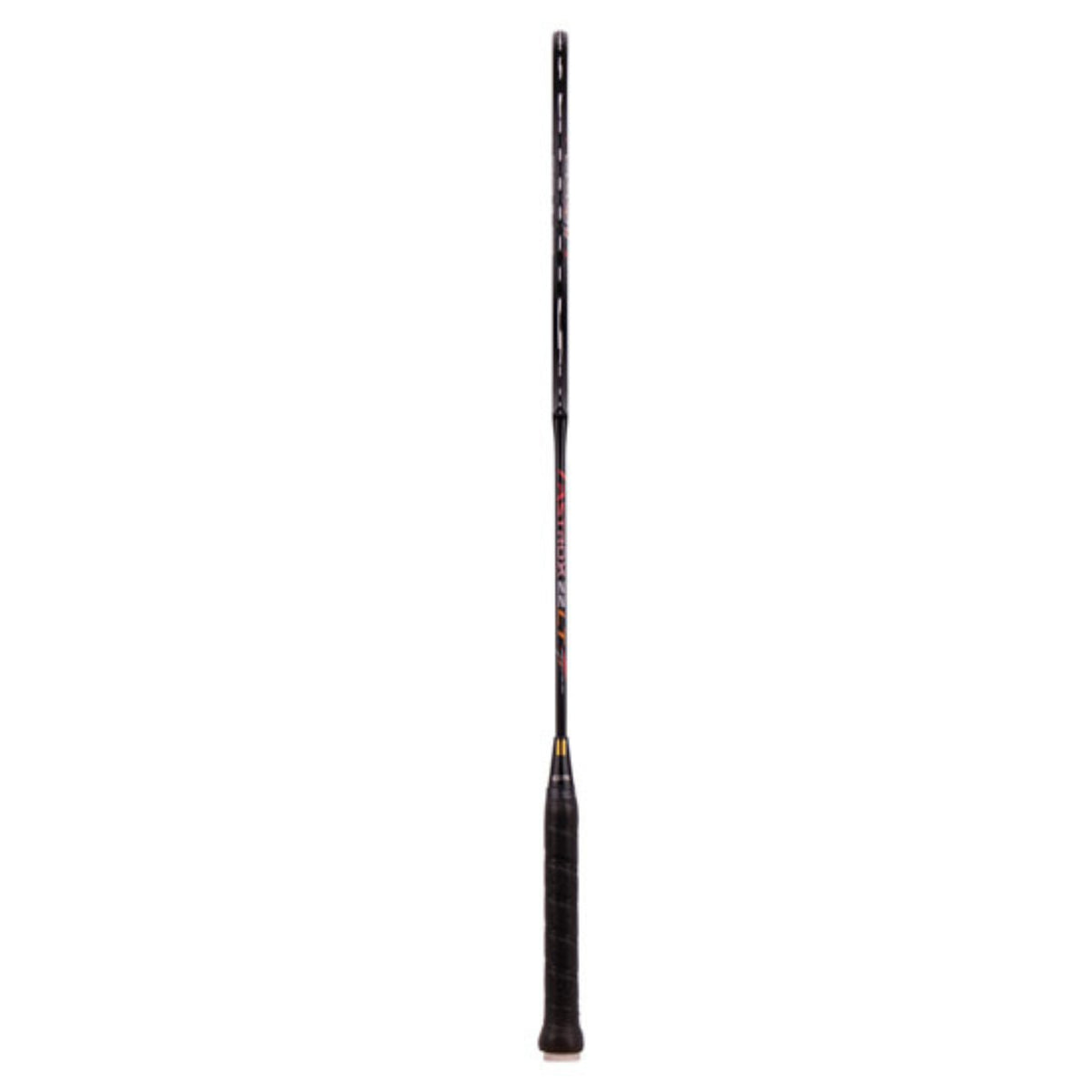 Badminton racket on a white background
