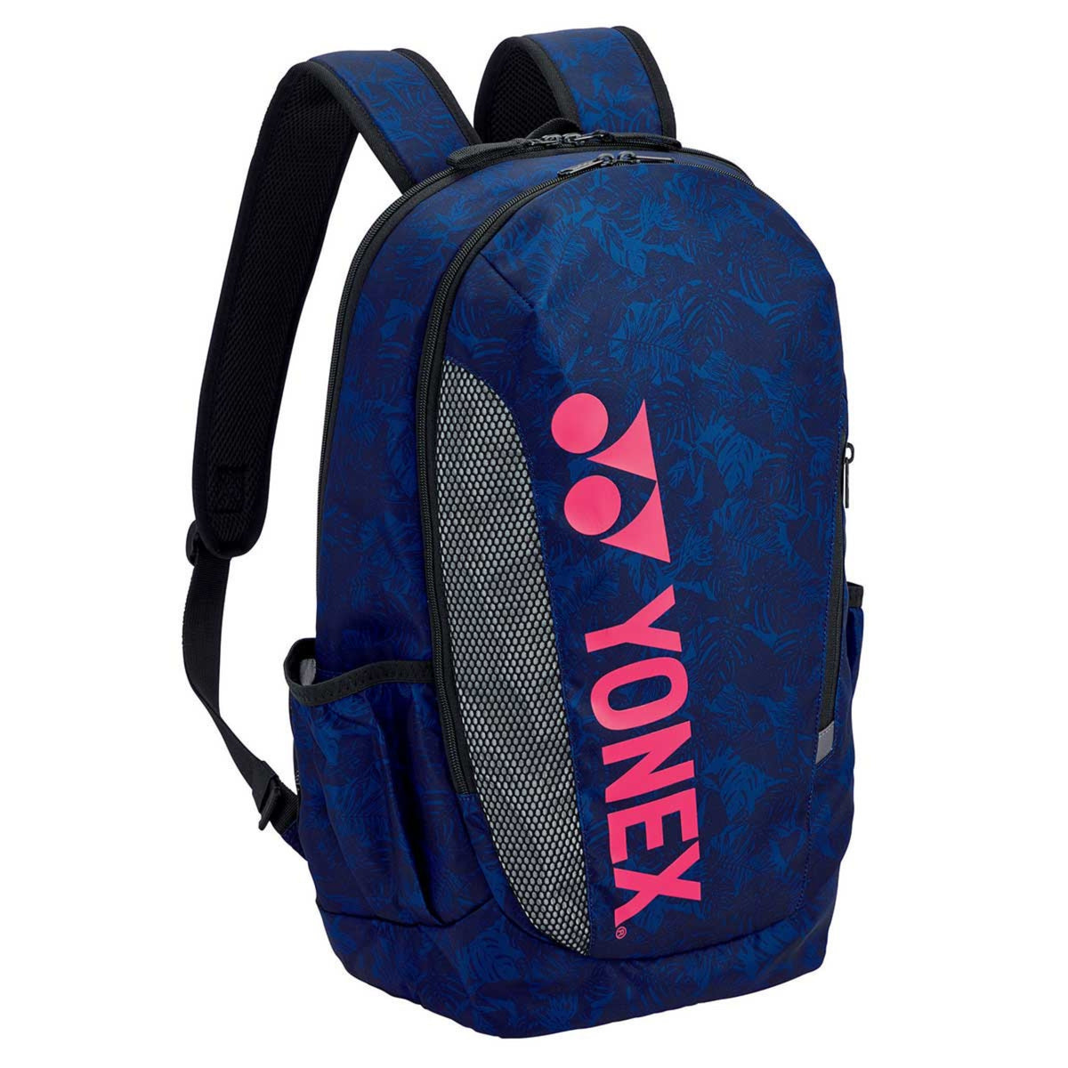 Blue backpack with Yonex logo on a white background