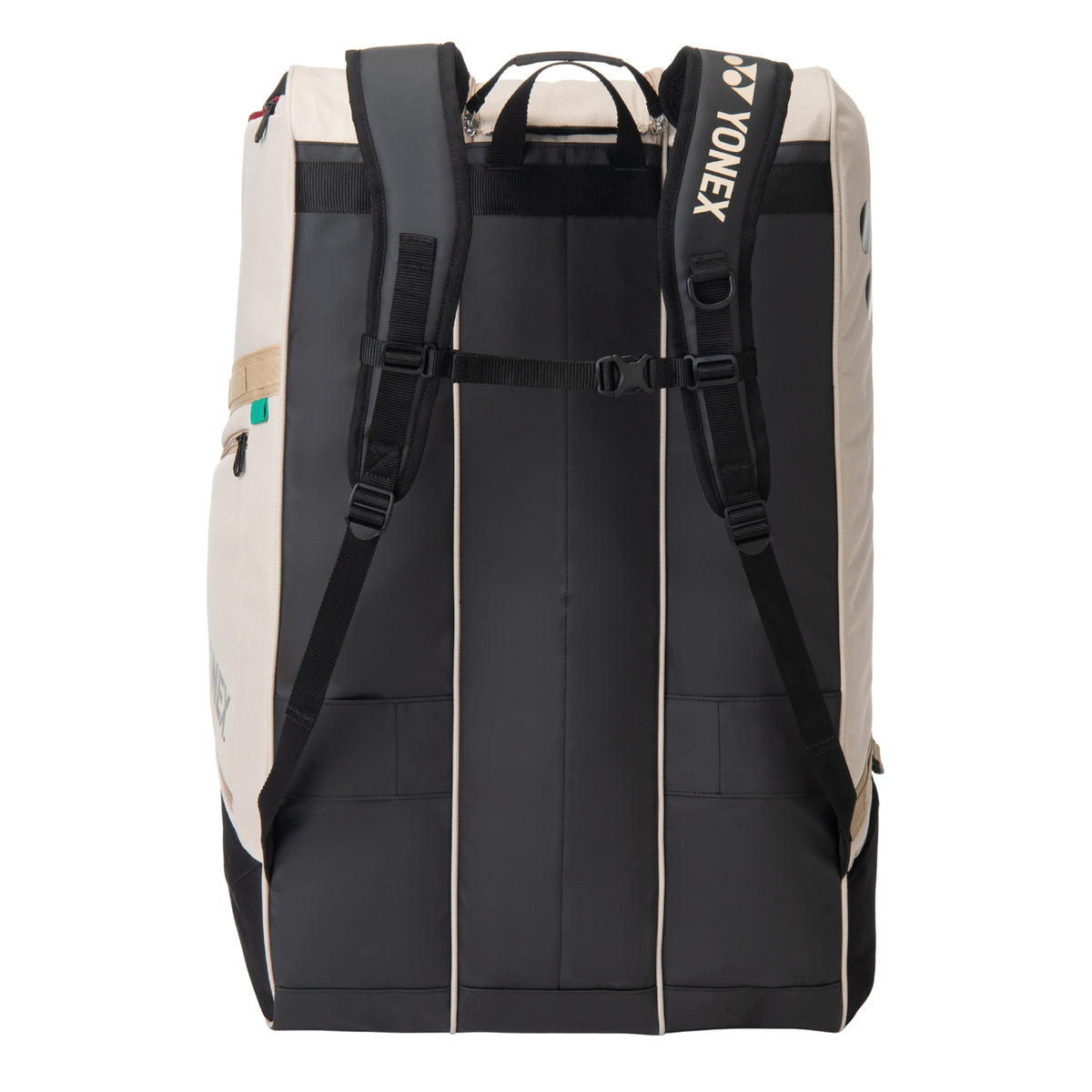 racket bag with Yonex branding on a white background