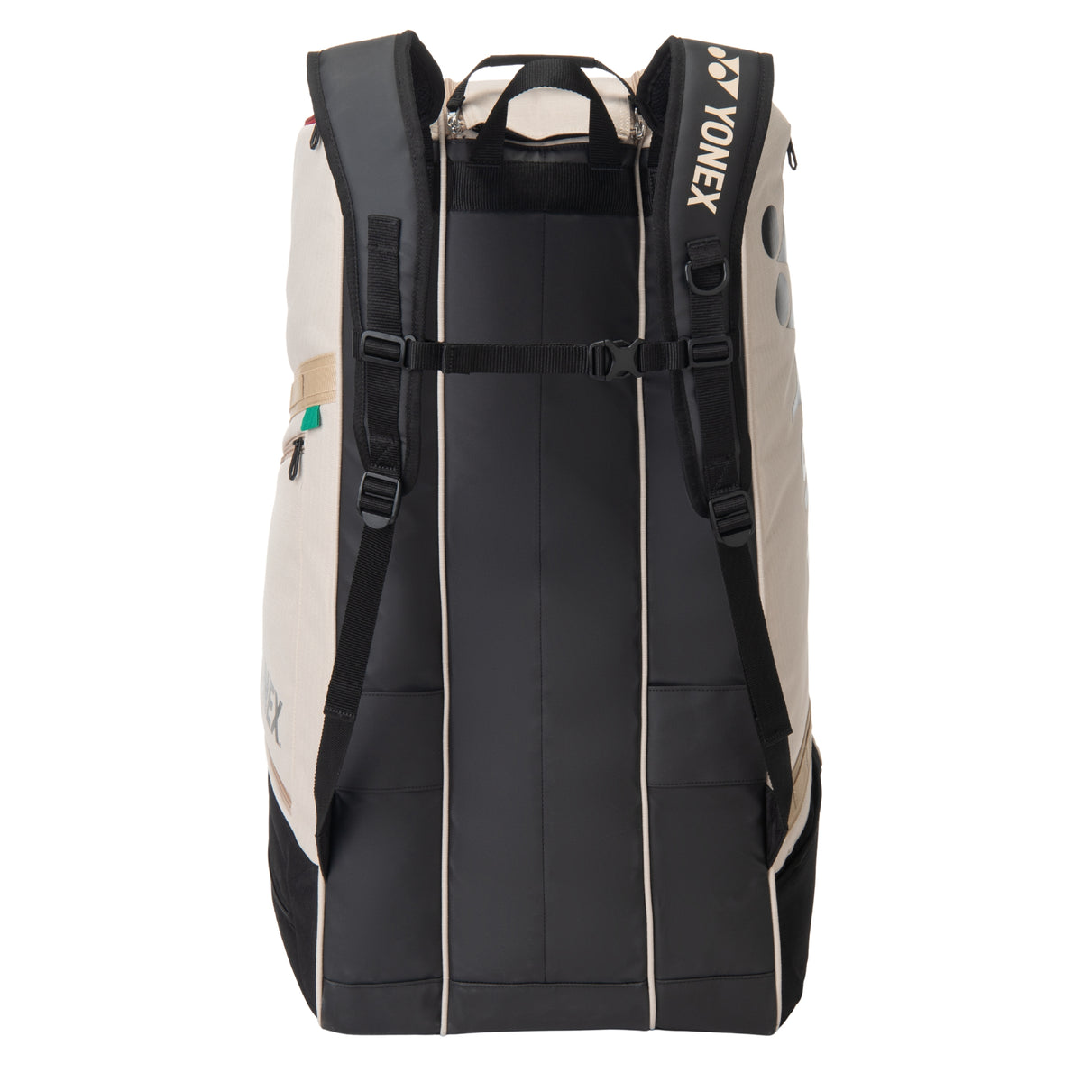 Racket bag with Yonex branding on a white background