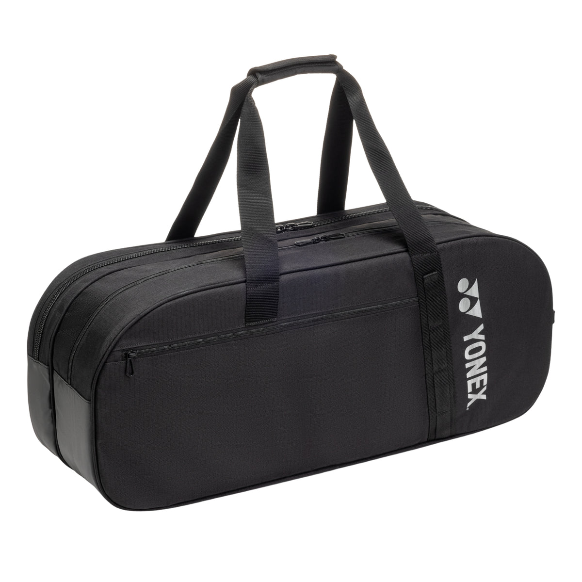 Black bag with Yonex logo on a white background