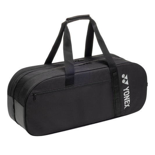 Black bag with Yonex logo on a white background