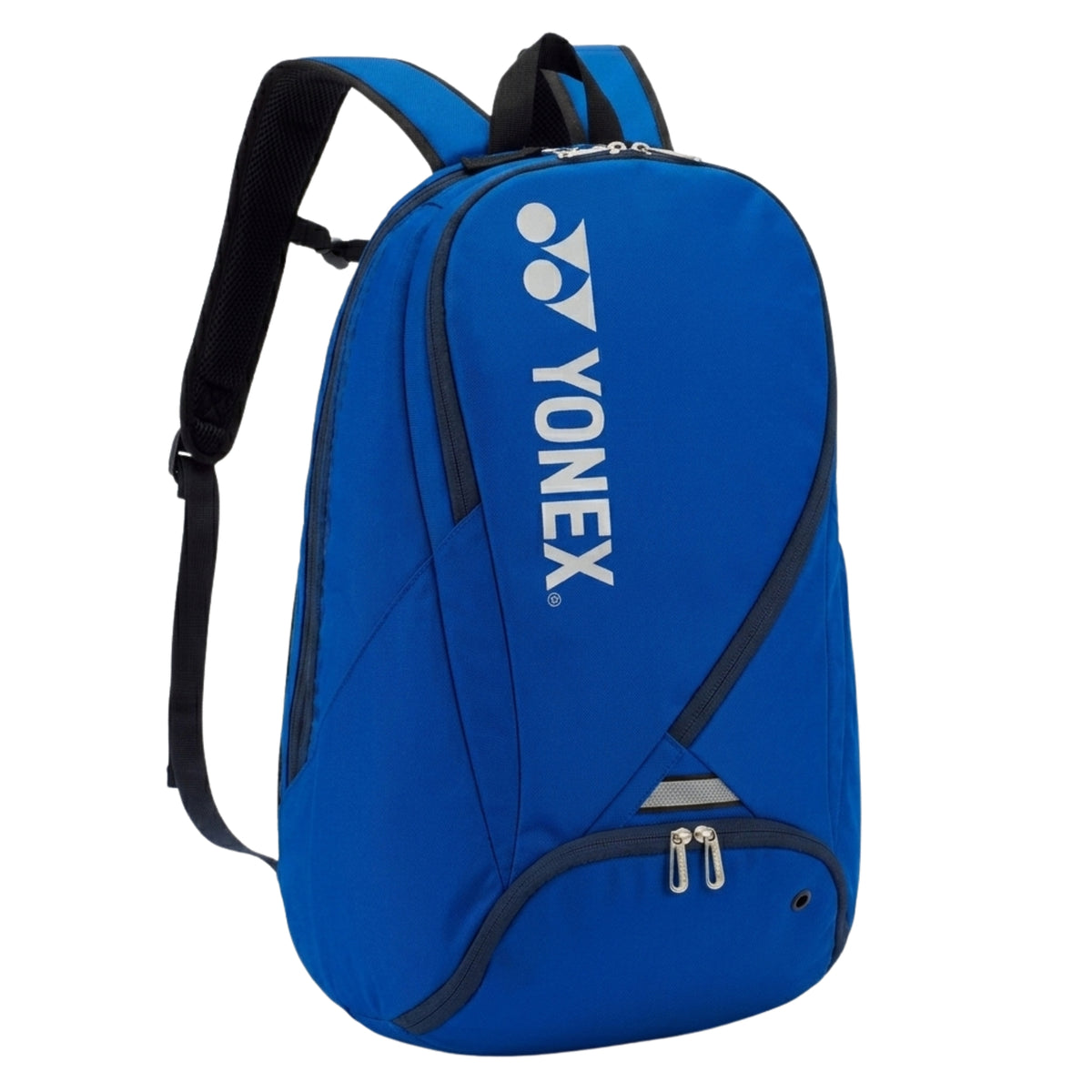 Blue backpack with Yonex logo on a white background