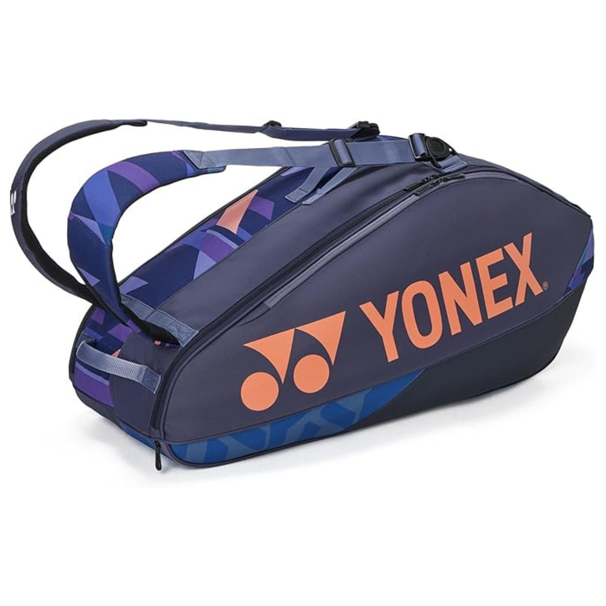 Yonex bag with geometric pattern on a white background