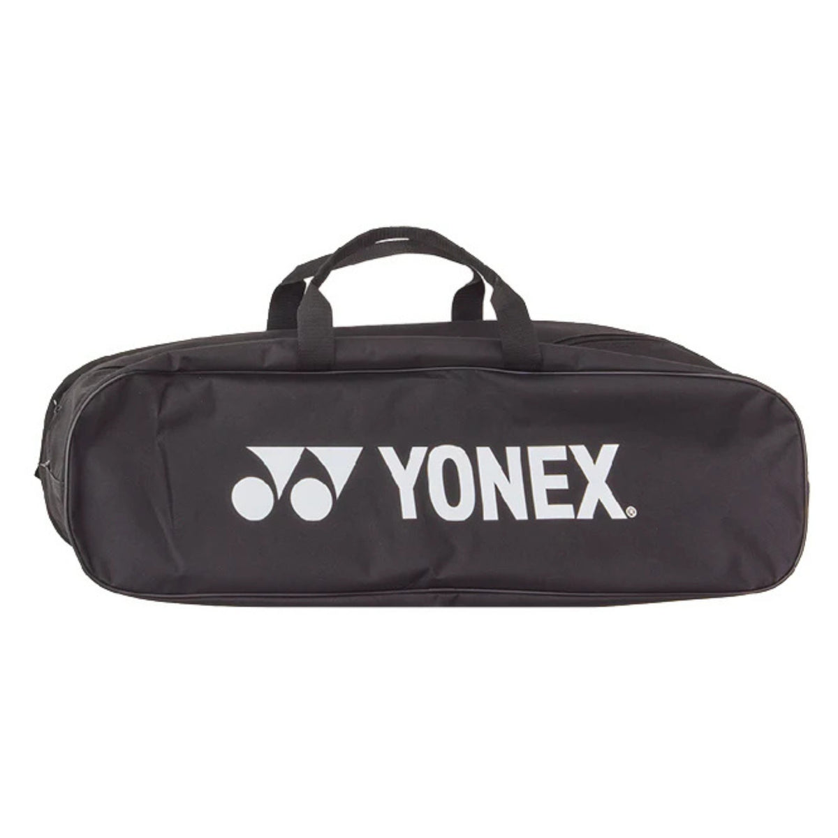 Black Yonex bag on a white background