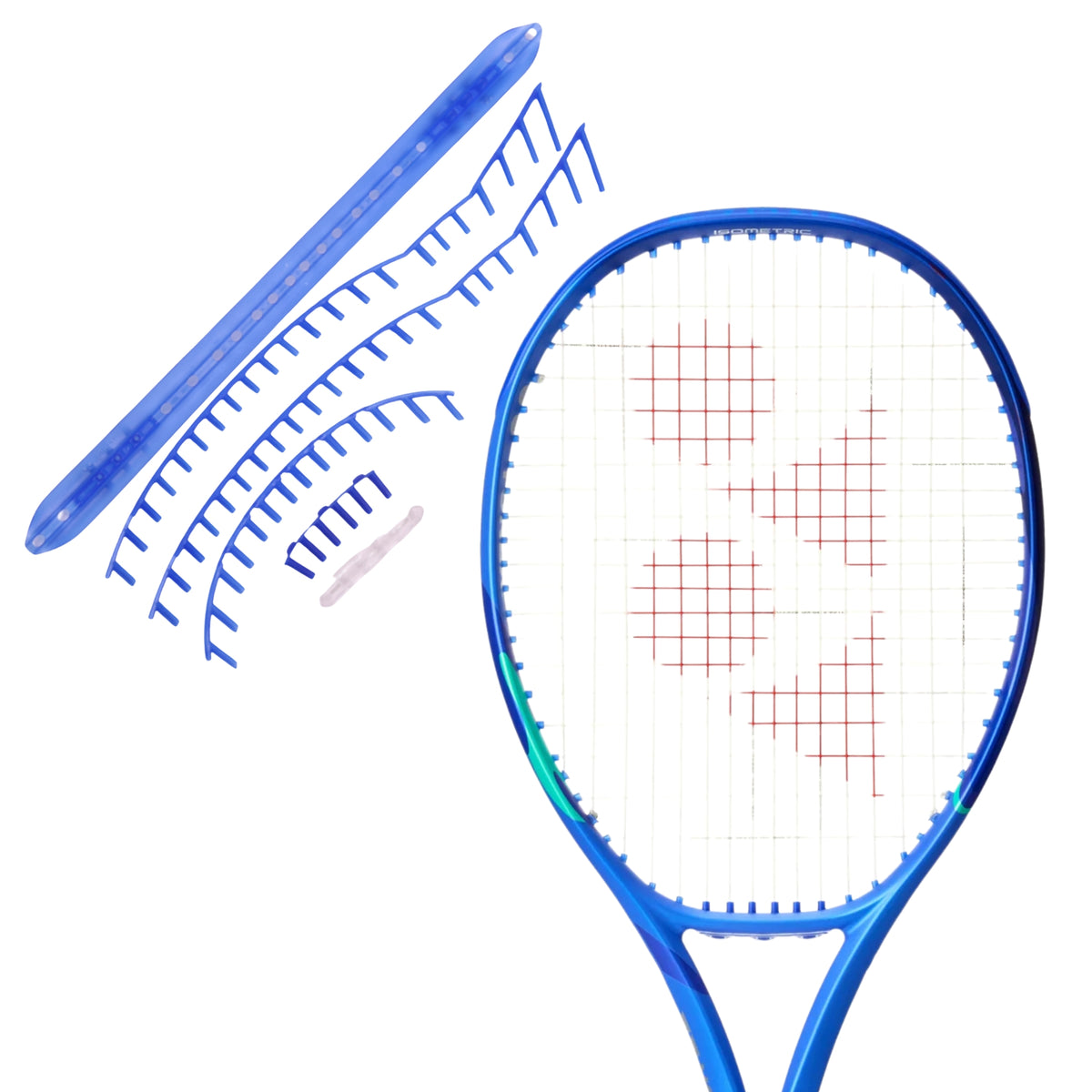 Yonex grommets with a tennis racket