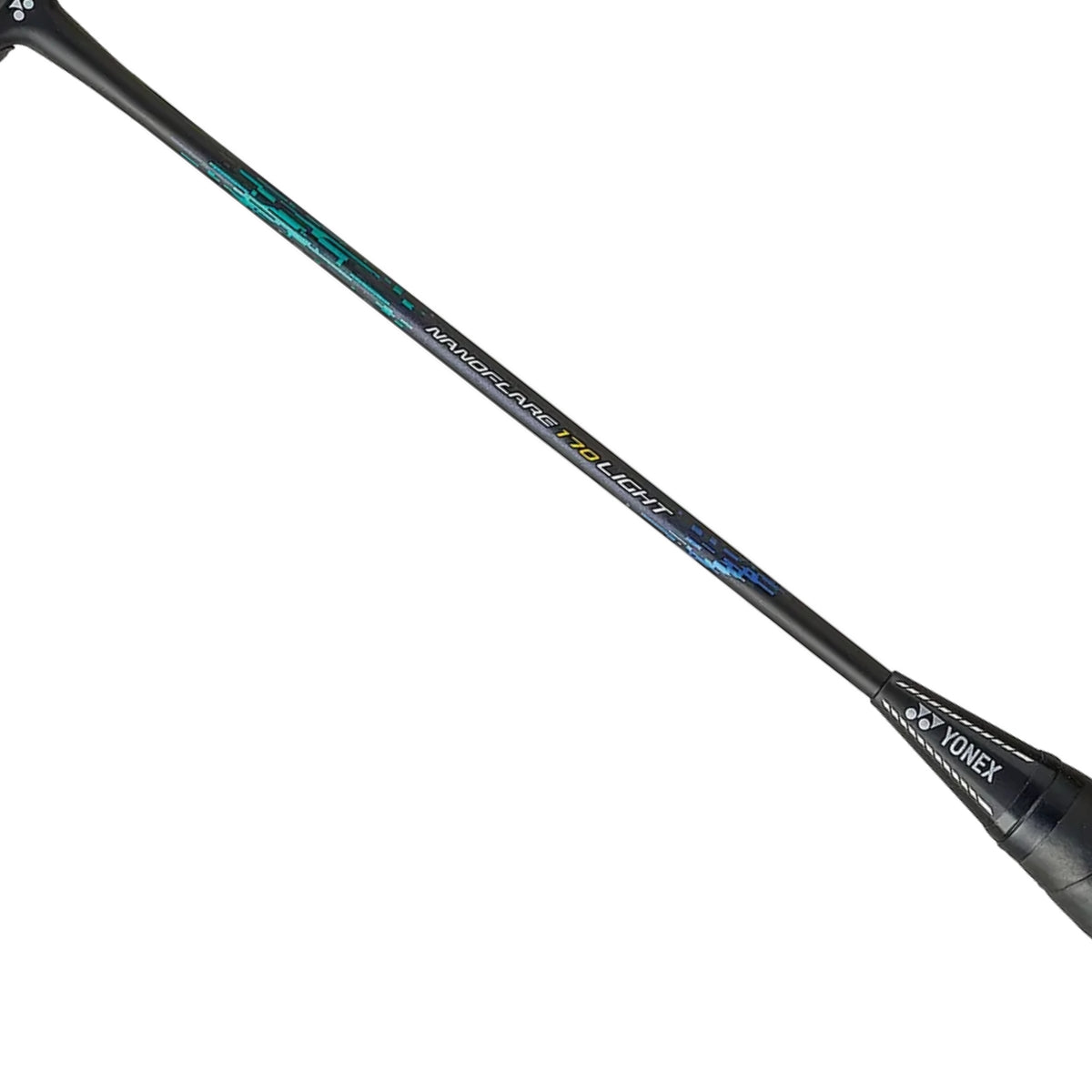 Yonex badminton racket on a white background