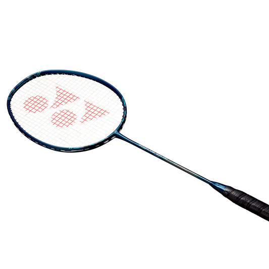Badminton racket with Yonex logo on a white background