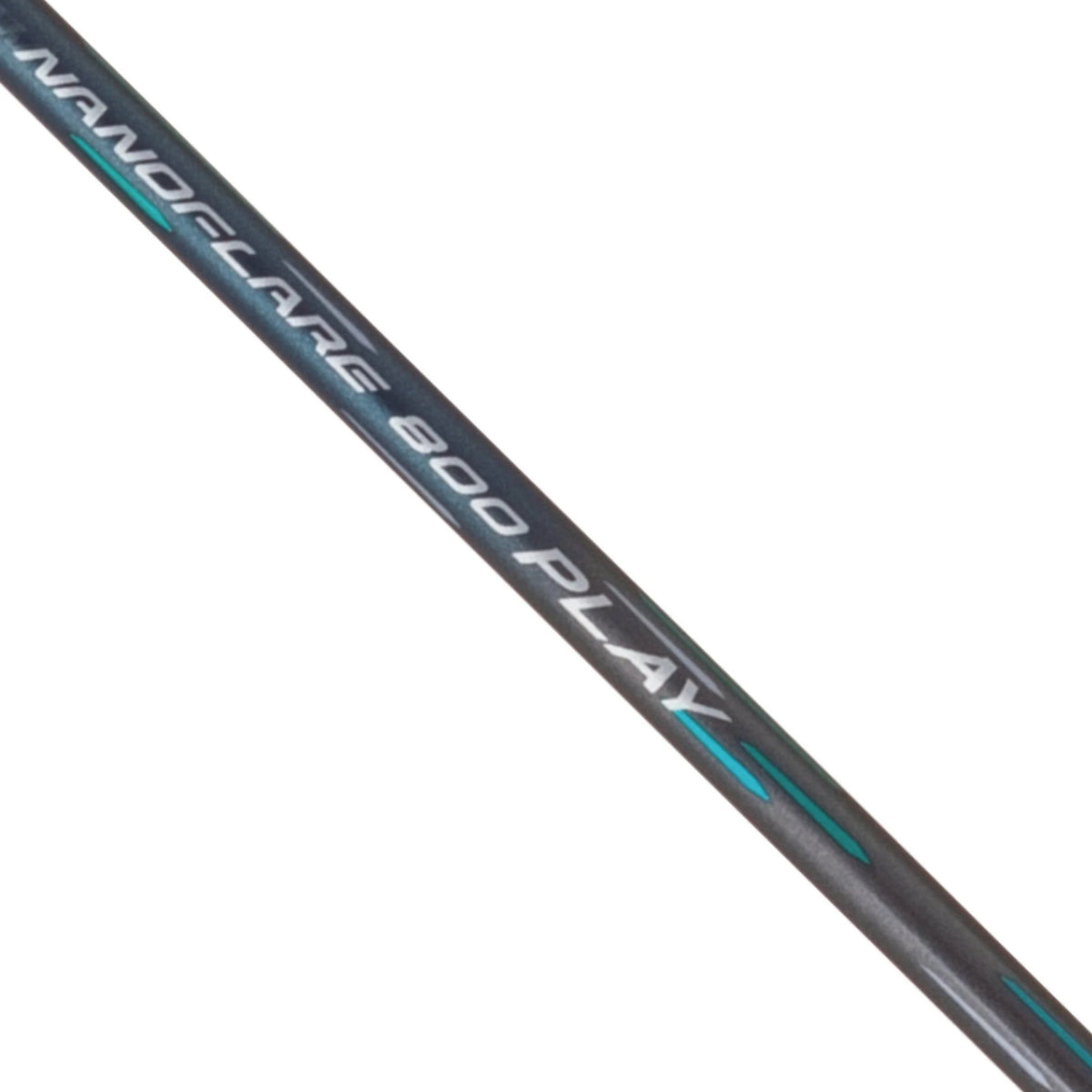 Badminton racket handle with 'Nanoflare' branding on a white background