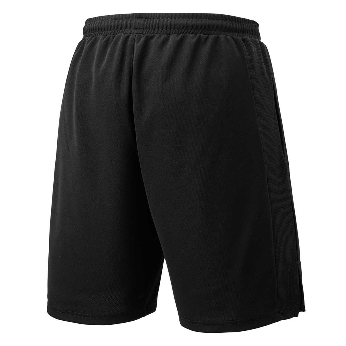 Black shorts on a white background